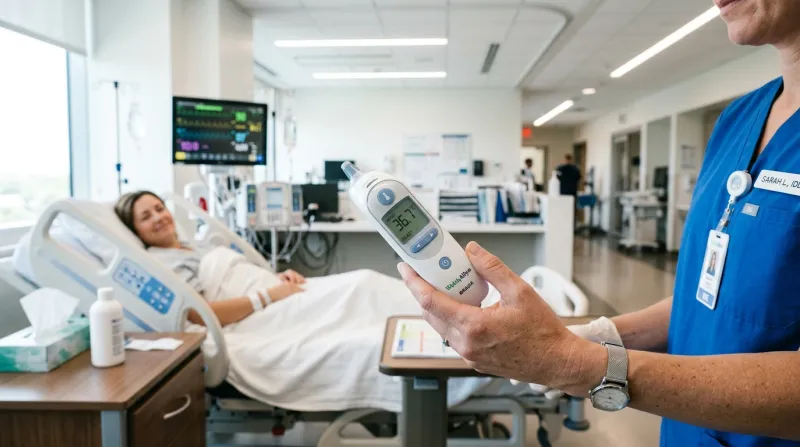 thermomètre médical digital