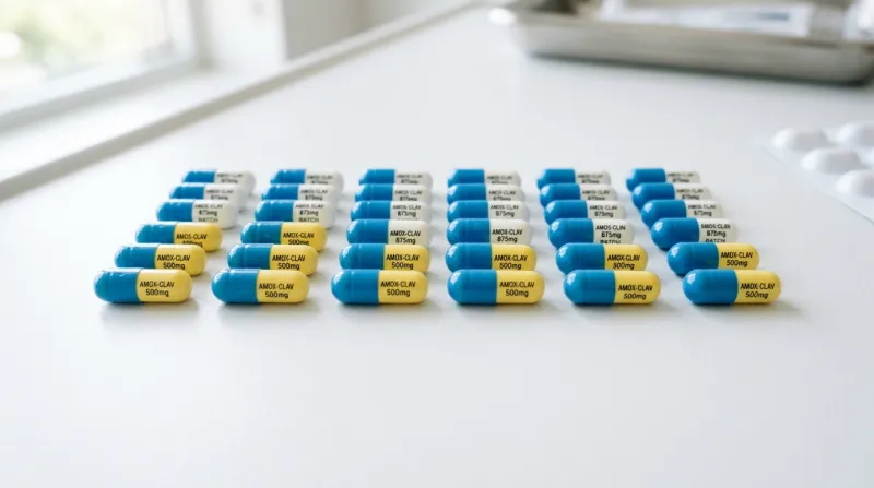 gélules d'antibiotiques