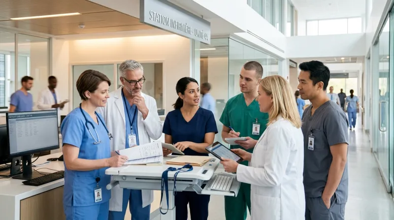 équipe médicale professionnelle 