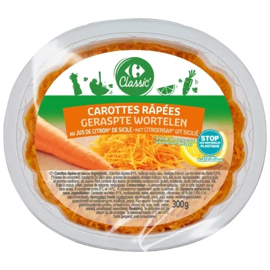 carottes râpées carrefour