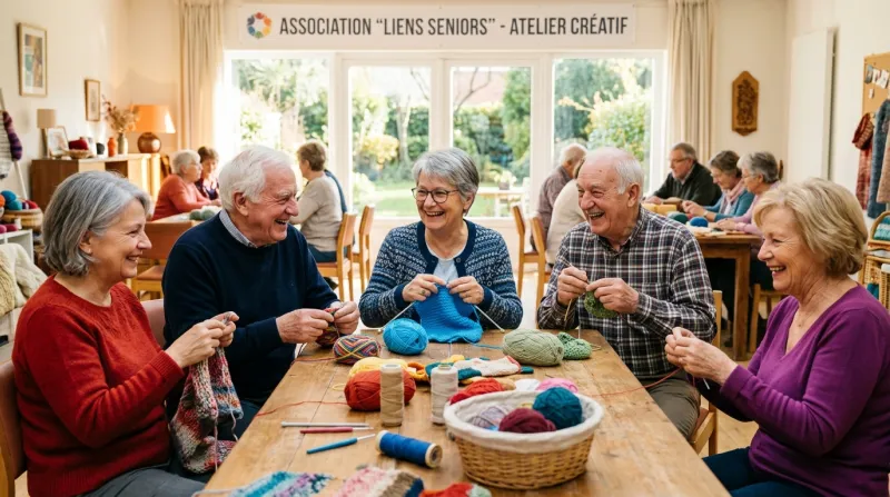 Une photo de seniors participant ensemble à une activité 