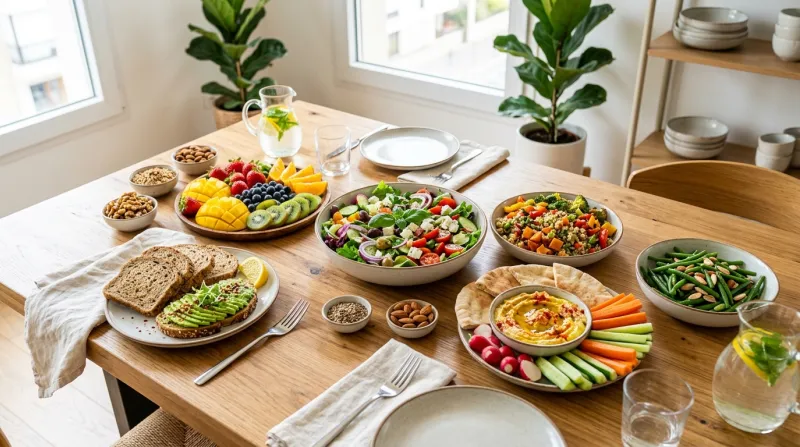 divers aliments sains