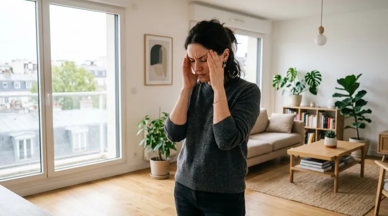  personne qui a mal à la tête