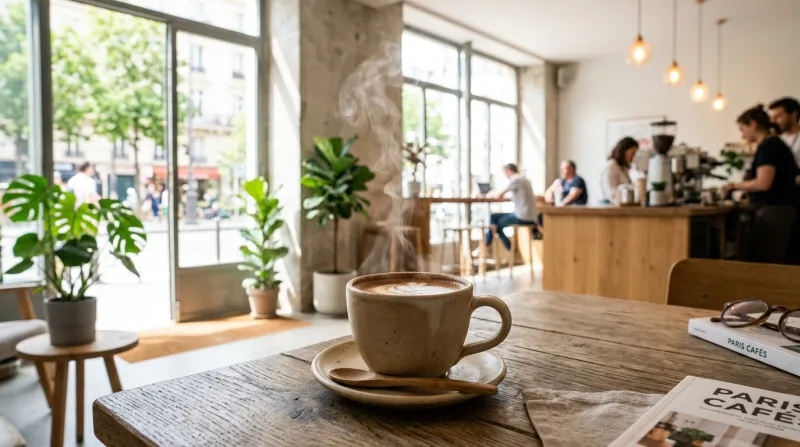 tasse de café fumante 
