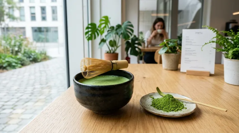 bol de thé matcha 
