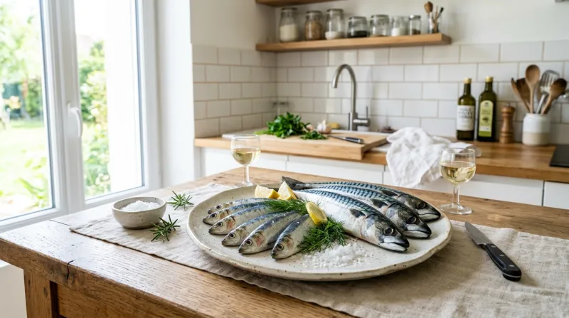 sardines fraîches et de maquereaux