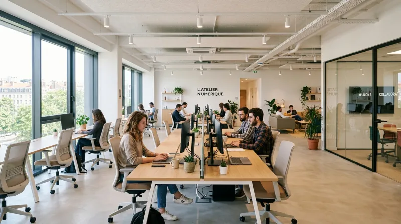 bureau en open space 
