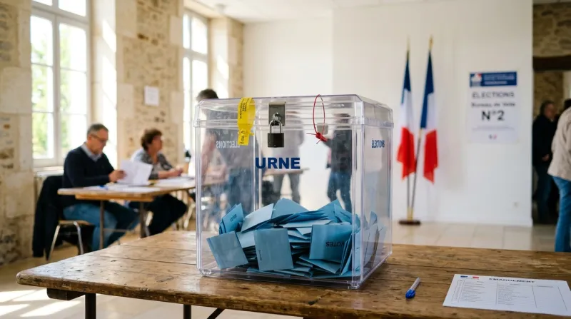 urne électorale transparente 