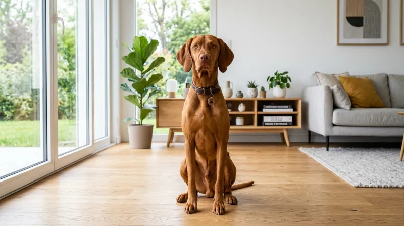  chien regardant attentivement 