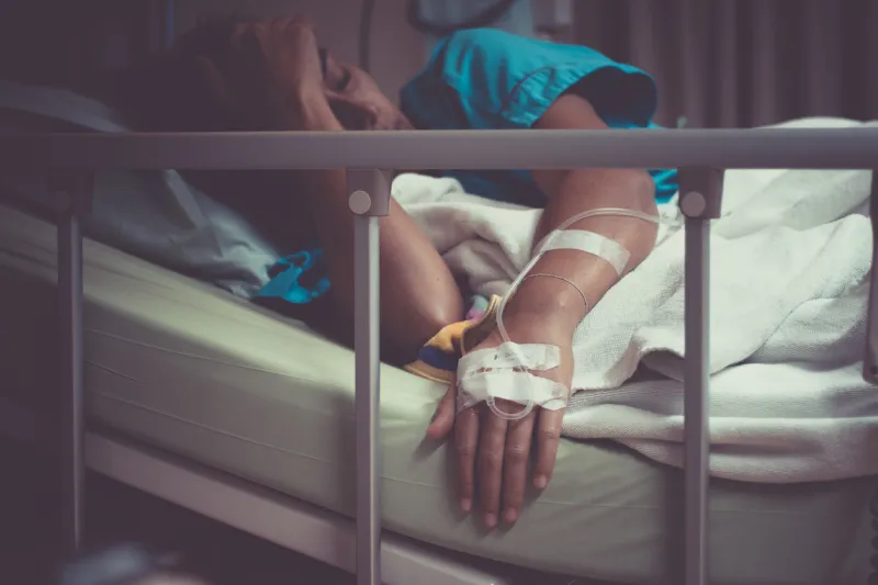 malade hôpital