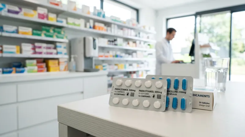 plaquettes de médicaments 