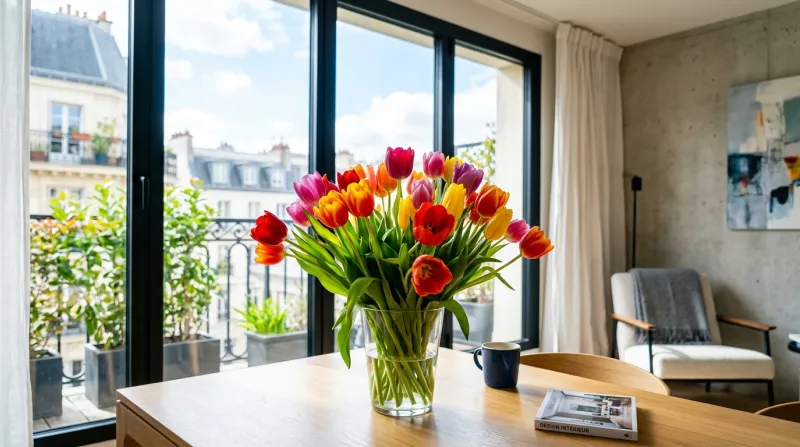  tulipes éclatantes