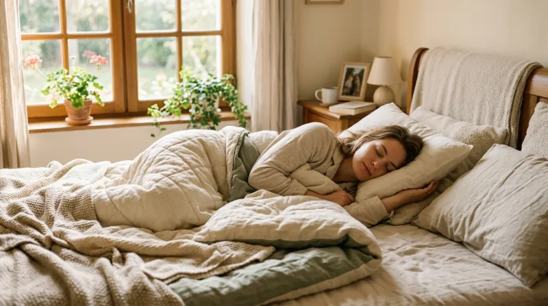 personne qui dort paisiblement 