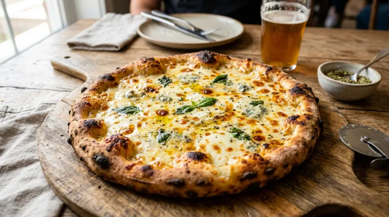 pizza quatre fromages 