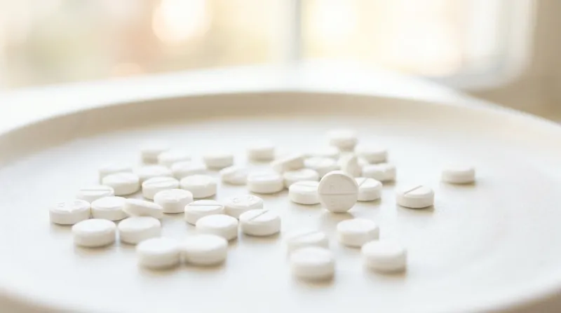  comprimés médicaux blancs 