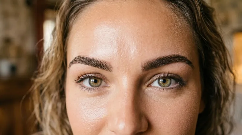 Une photo en gros plan d'un visage