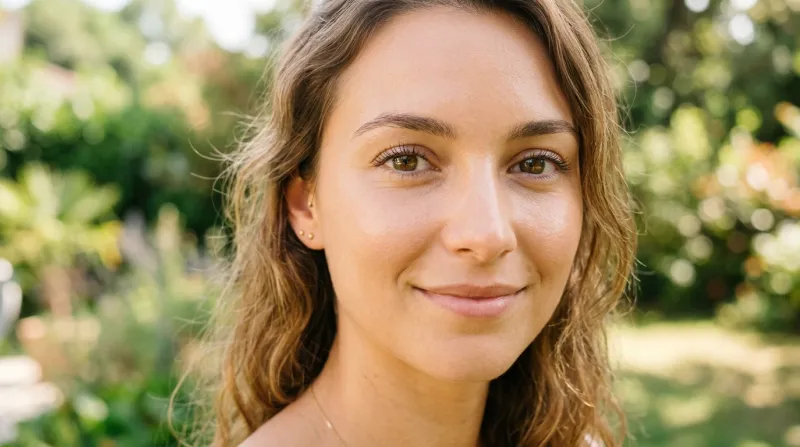  visage à la peau saine et au teint parfaitement unifié