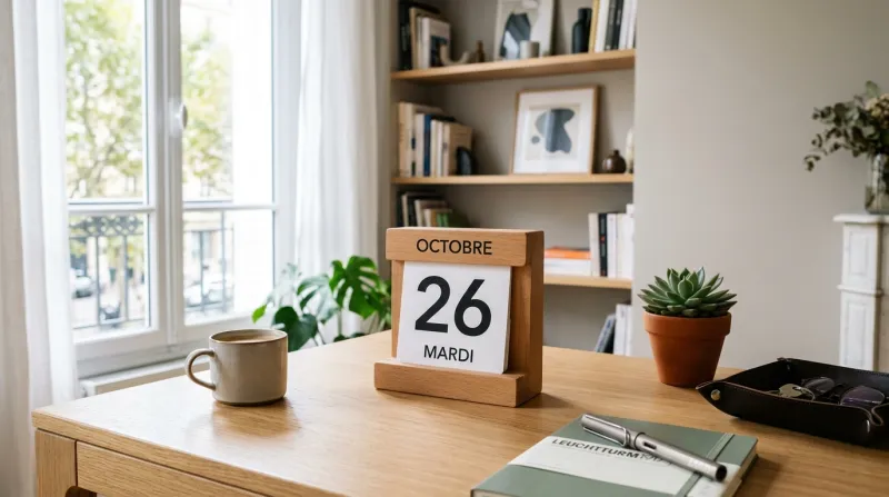 calendrier de bureau 