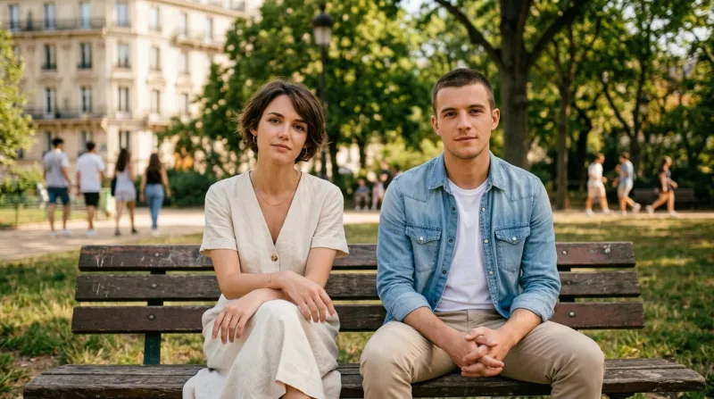 Couple un peu triste