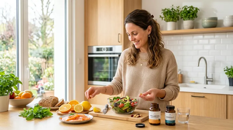femme dans sa cuisine