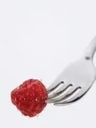 framboise sur fourche