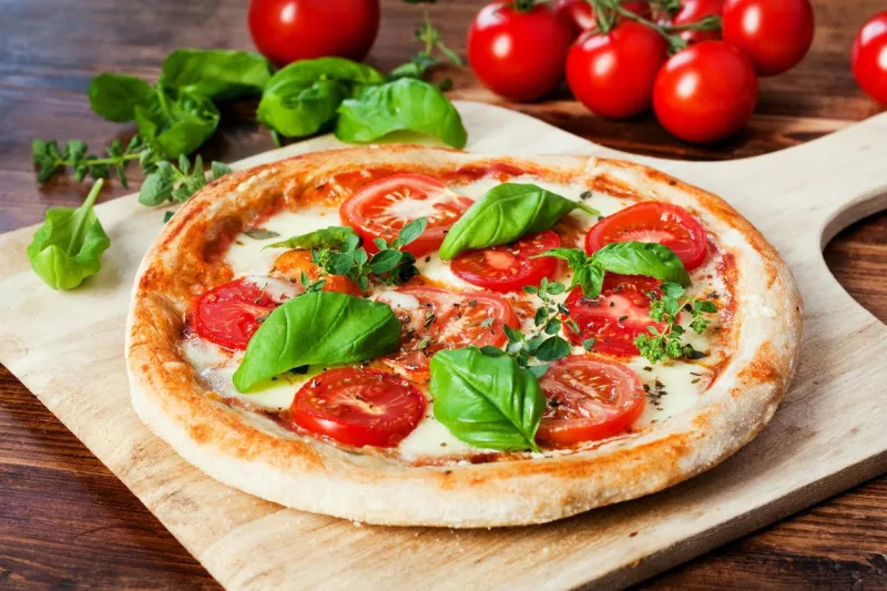 pizza maison fraîche margherita