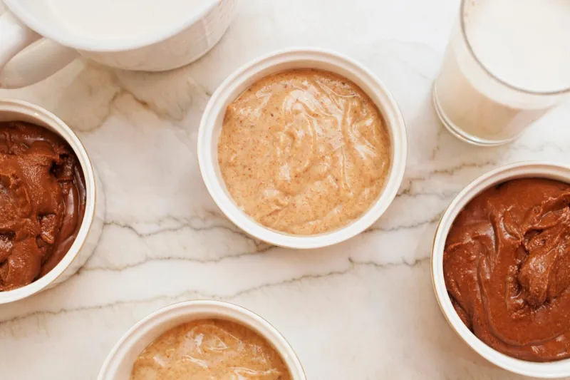 homemade nut butter and almond milk