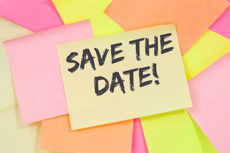 save the date invitation message information business concept note paper notepaper