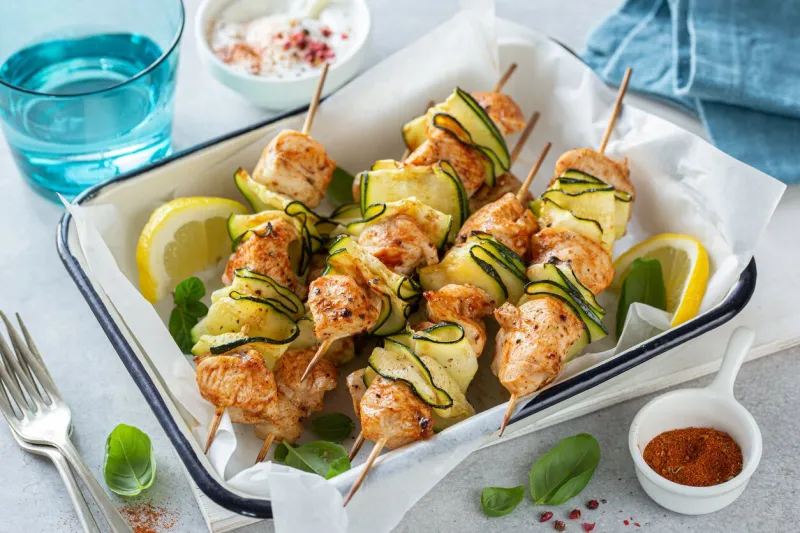 strawberry jelly and cream cake, wooden backround