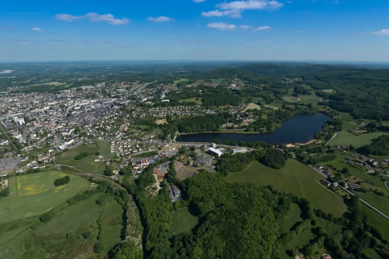 guéret - lac de courtille - creuse