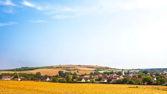 landscape in france - goincourt, hauts-de-france
