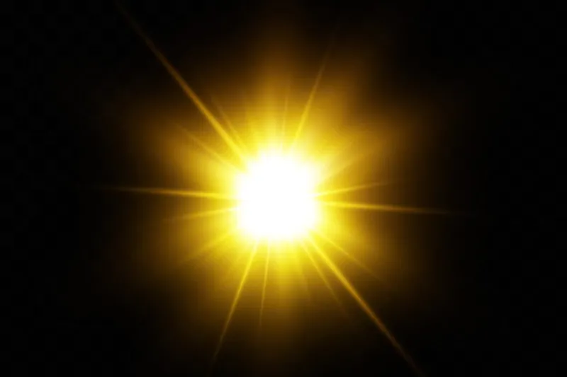 white glowing light explodes on a transparent background sparkling magical dust particles bright star transparent shining sun, bright flash vector sparkles to center a bright flash