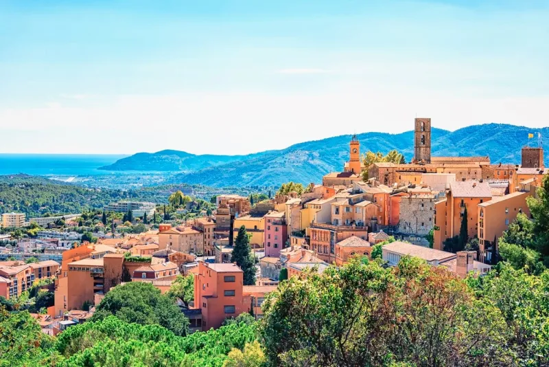 the city of grasse on the french riviera