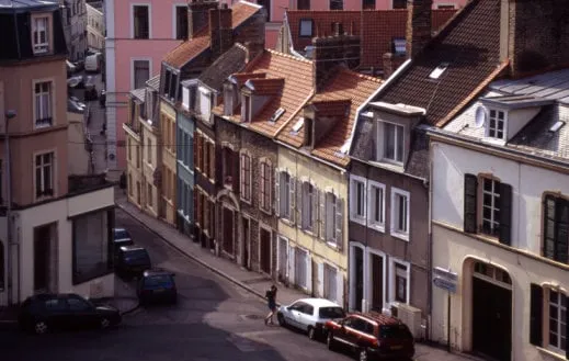 old town in boulogne, pas de calais, france