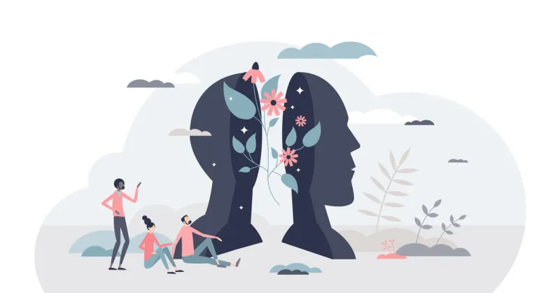 taking care of mental health, feelings or inner peace and harmon