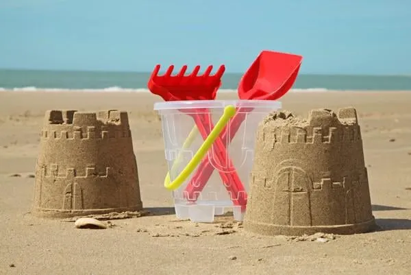 chateau de sable la plage