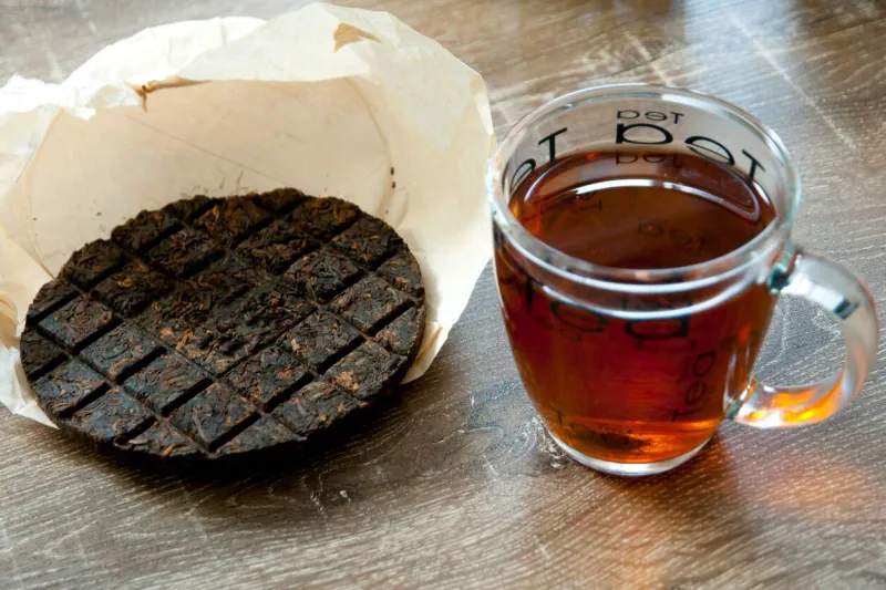 organic pu'er tea