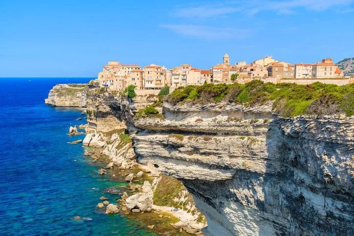 corsica is the largest french island on mediterrenean sea and most popular holiday destination for french people