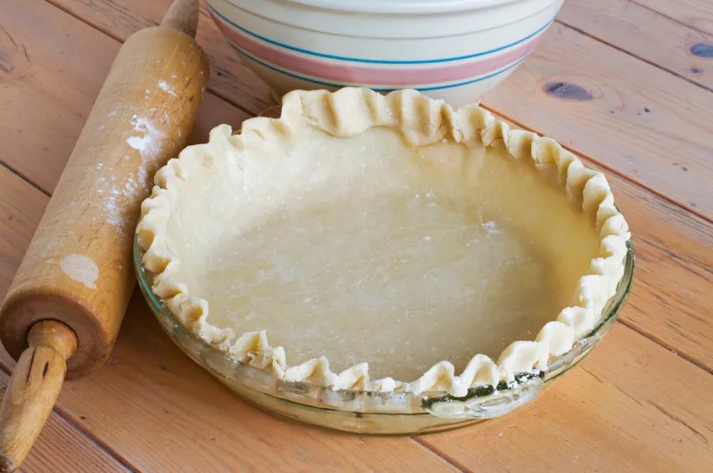homemade pie shell