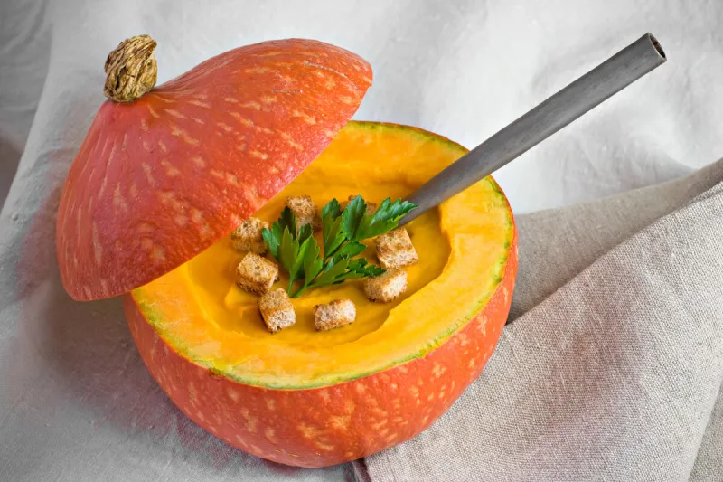 soupe de potiron, cuisine d'automne