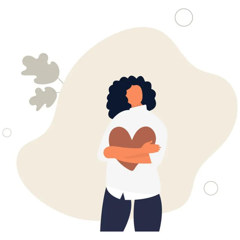 sincerely grateful woman says thank youflat vector illustration