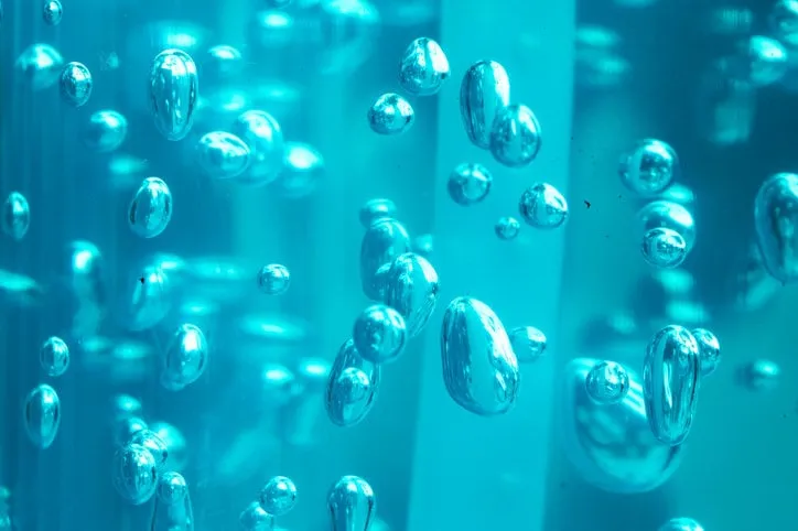 texture background of alcohol gel for cleaning the hand