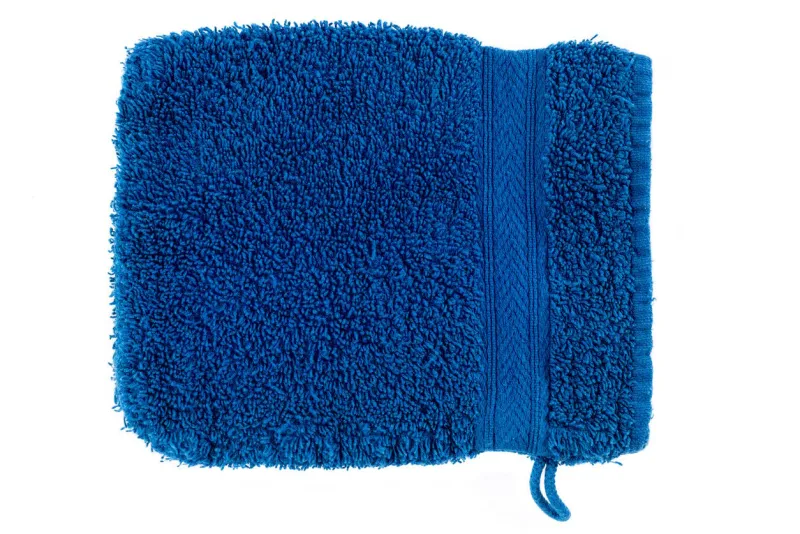 blue flannel in front of white background