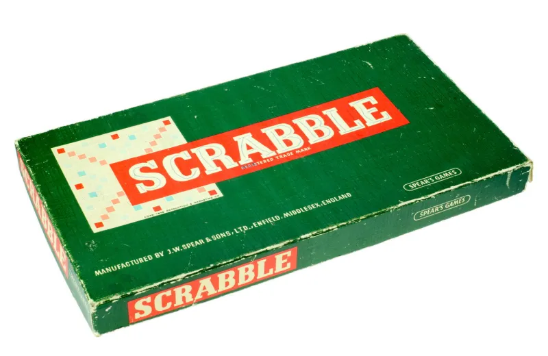 scrabble boardgame