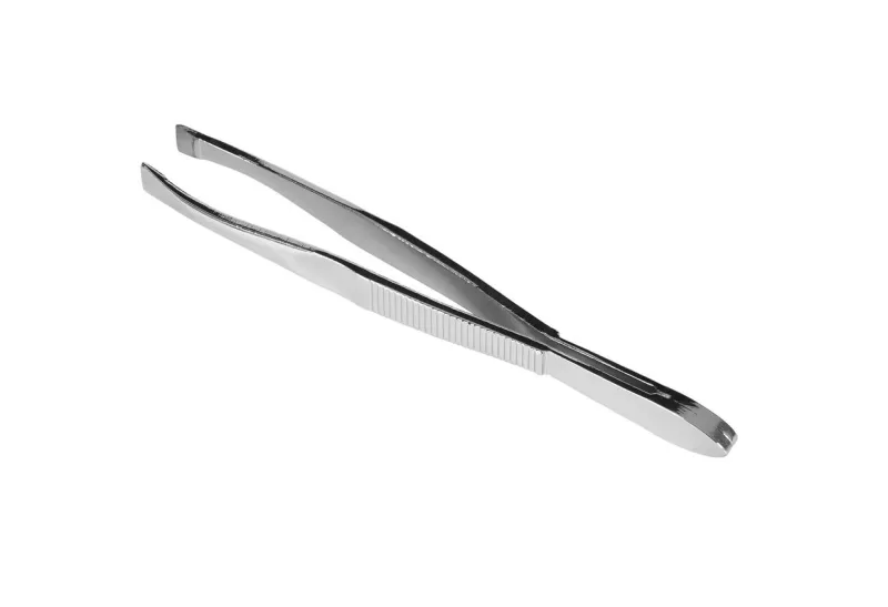 eyebrow tweezers isolation on a white background clipping path