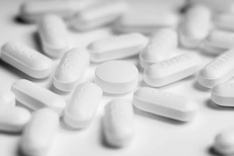 white color medicine for clean concept