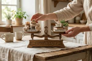 mains qui tiennent une balance montrant l'équilibre entre l'aide qu'on donne et qu'on reçoit