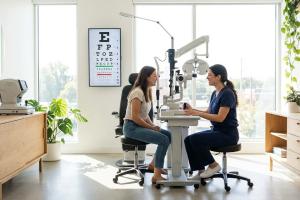 consultation chez l'ophtalmologue