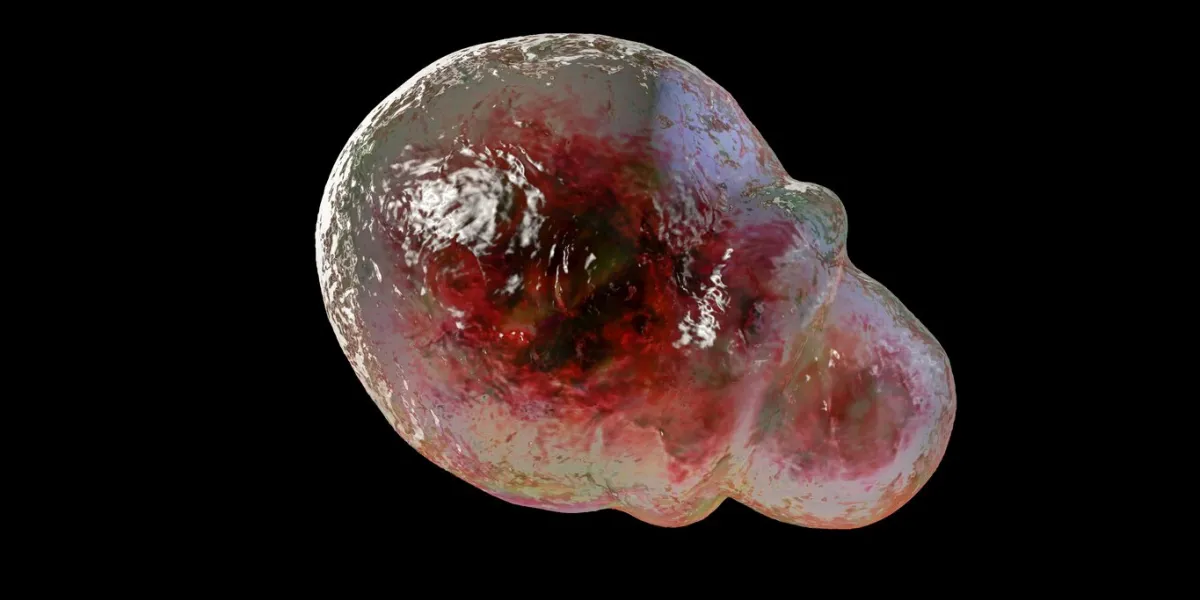 microscopic fungus malassezia furfur, 3d illustration they are naturally found on the skin surfaces and are also associated with dandruff, seborrhoeic dermatitis and tinea versicolor