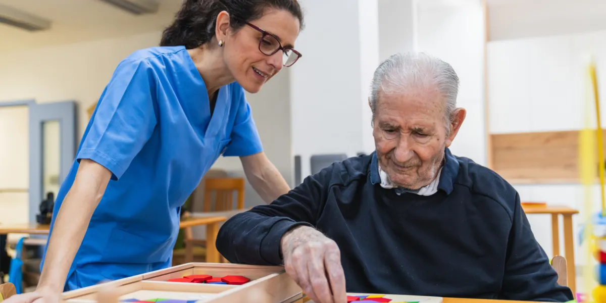 Séance d'ergothérapie 